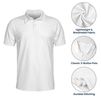 Funny Naughty Hidden Pattern For Him, Husband, Friends, Buddy - Personalized Polo Shirt