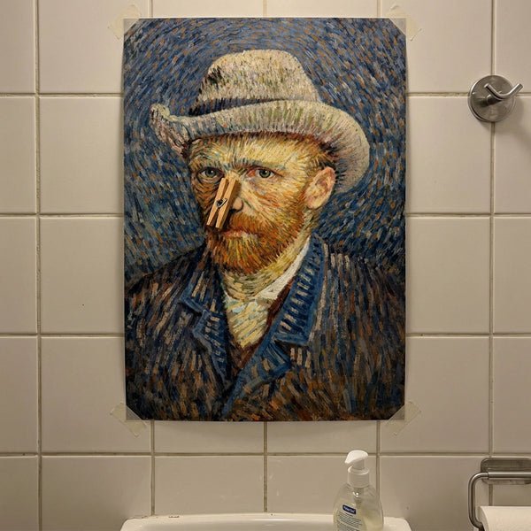 Funny Bathroom Wall Art Toilet Humour Gifts For Friends, Her, Him, Coworker - Personalized Poster