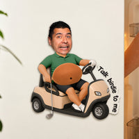 Personalized Funny Custom Face Golf 3D Squishy Fridge Magnet