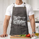 Father's Day Gifts, Funny Embroidered Apron For Dad, Anniversary, Father's Day Gifts - Personalized Apron