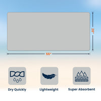 Funny & Naughty For Friends, Family For Vacation - Personalized Beach Towel