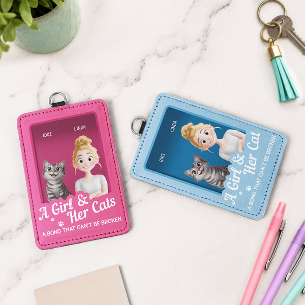 Gift For Cat Lover Toy Box - Personalized Badge Holder