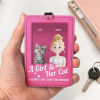 Gift For Cat Lover Toy Box - Personalized Badge Holder