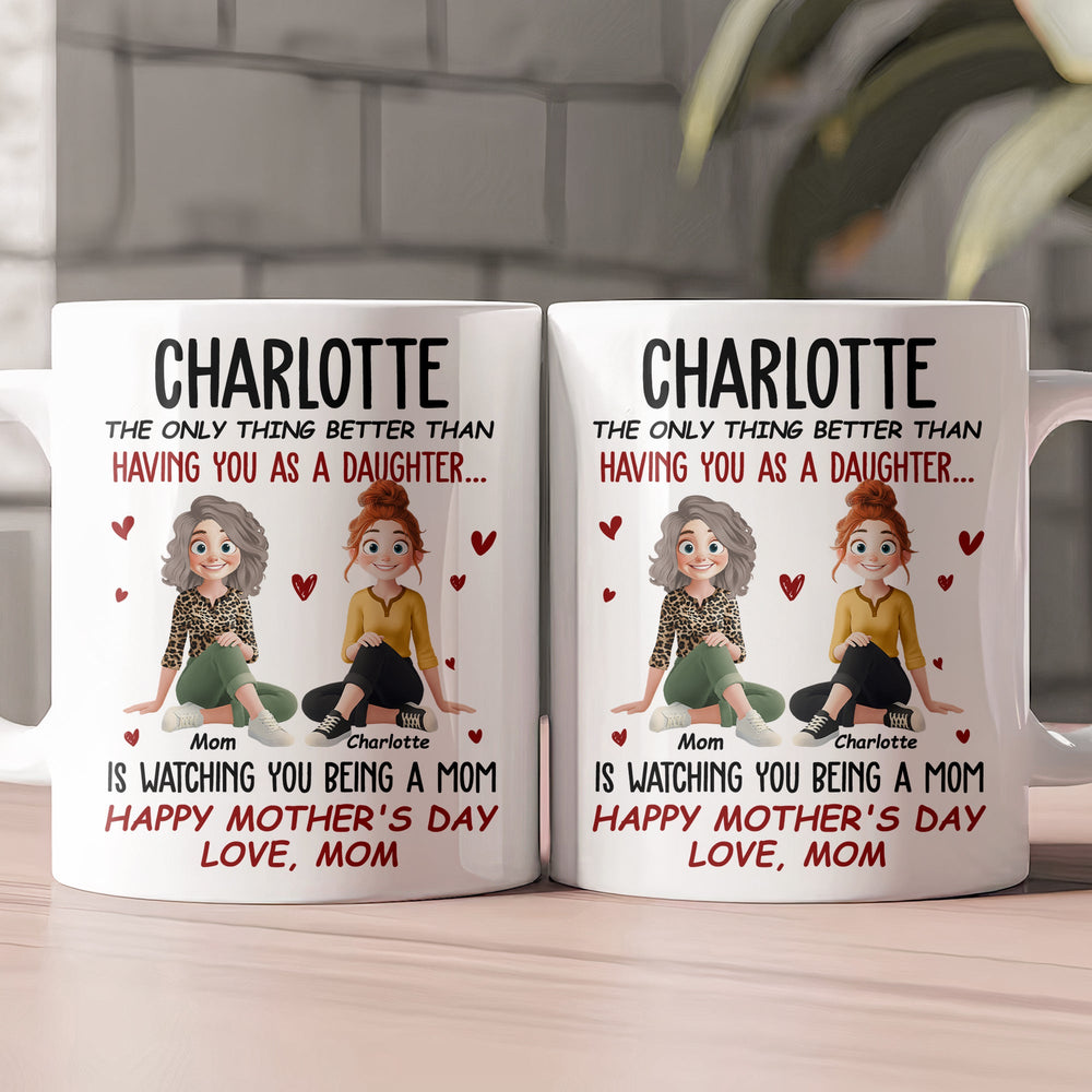 Gift For Daughter Granddaughter New Mom Gift Happy Mother's Day - Personalized Mug