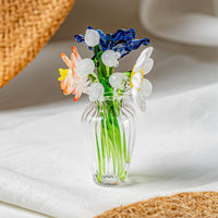 Gift For Daughter Granddaughter Sister Gift For New Mom - Personalized Glass Flowers