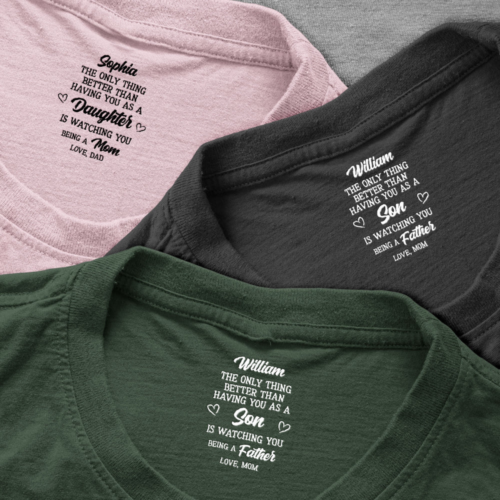 Gift For Son Daughter New Dad New Mom - Personalized Shirt