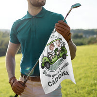 Gift From Your Favorite Caddies For #1 Golf Dad - Personalized Golf Towel