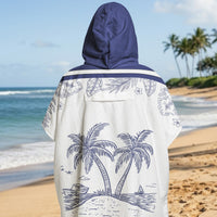 Girls Trip Summer Time Hooded - Personalized Beach Towel