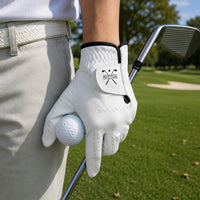 Golf Monogram, Custom Name Gift For Golf Players, Golf Lovers - Personalized Golf Glove | Unique Golfer Gift