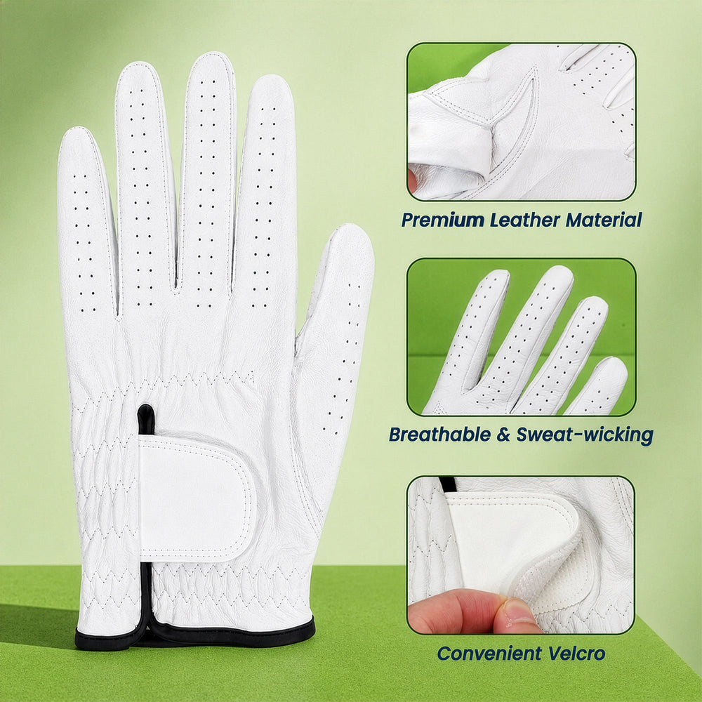 Golf Monogram, Custom Name Gift For Golf Players, Golf Lovers - Personalized Golf Glove | Unique Golfer Gift