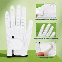 Golf Monogram, Custom Name Gift For Golf Players, Golf Lovers - Personalized Golf Glove | Unique Golfer Gift