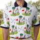 Golf & Dog Lovers - Favorite Caddy Dog Dad Gifts - Personalized Photo Polo Shirt