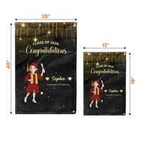 Graduation Congratulations - Personalized Flag