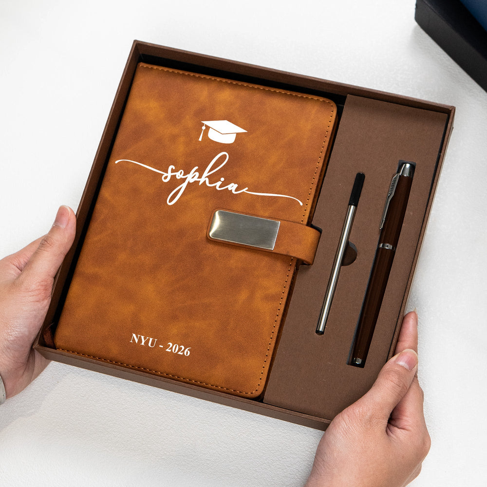 Graduation Custom Name School Year - Personalized Notebook Set