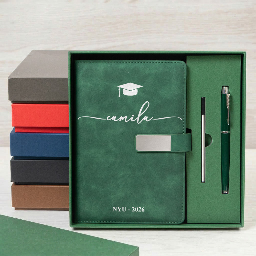 Graduation Custom Name School Year - Personalized Notebook Set