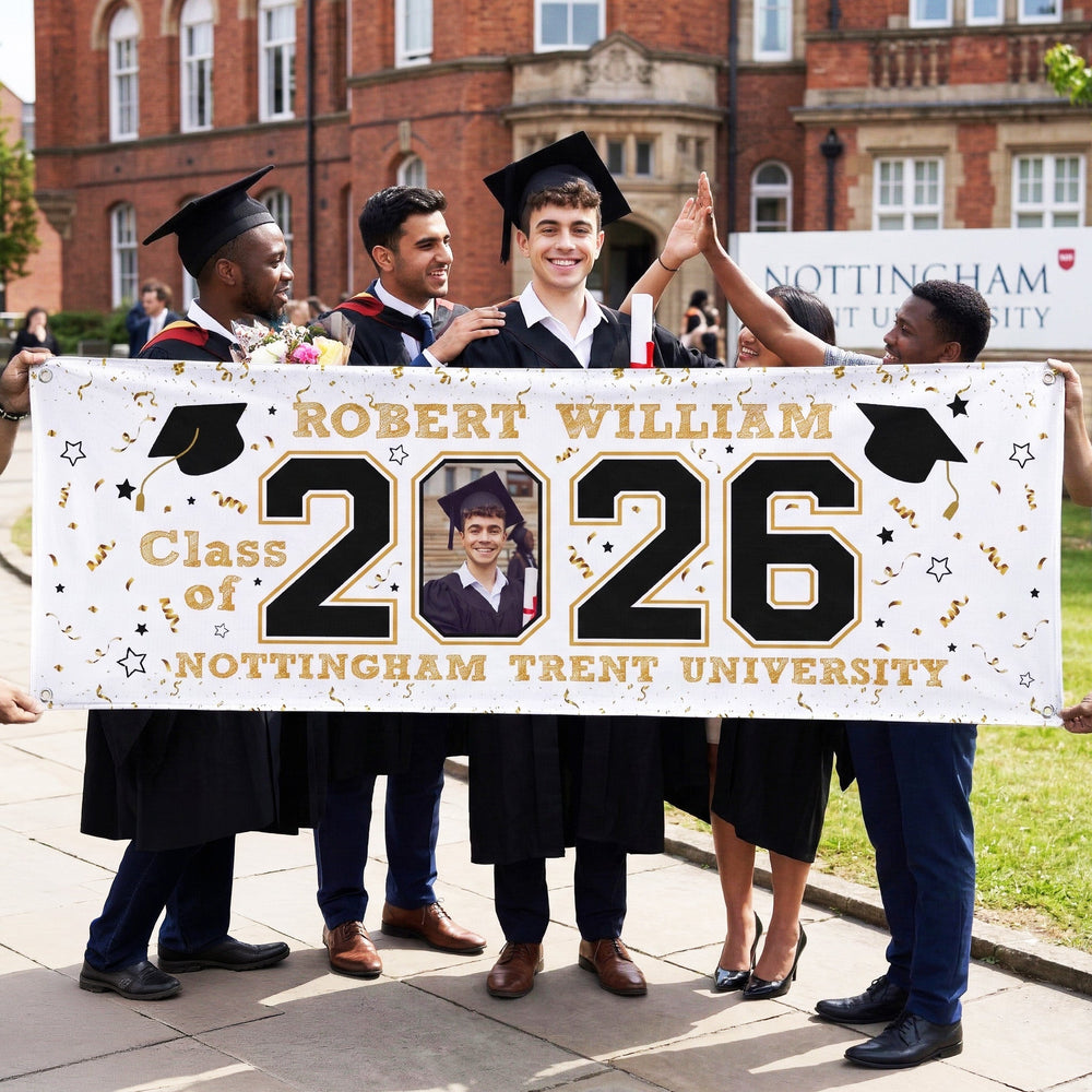 Customizable Graduation Banner Graduation Custom - Personalized Photo Banner – Mepriva