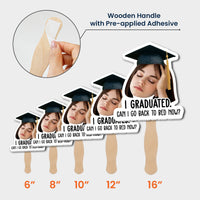 Graduation Custom Photo Funny - Personalized Graduation Fan