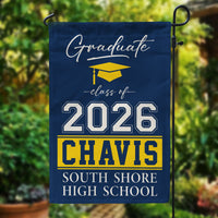 Graduation Decoration Custom Color - Personalized Flag