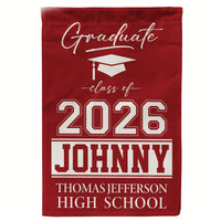 Graduation Decoration Custom Color - Personalized Flag