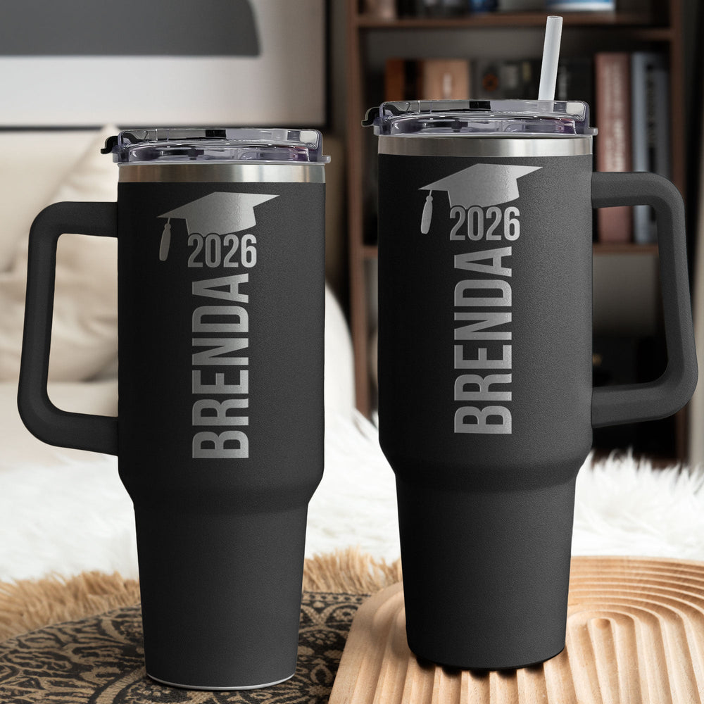 Graduation Gift Custom Name & Year - Personalized 40oz Tumbler