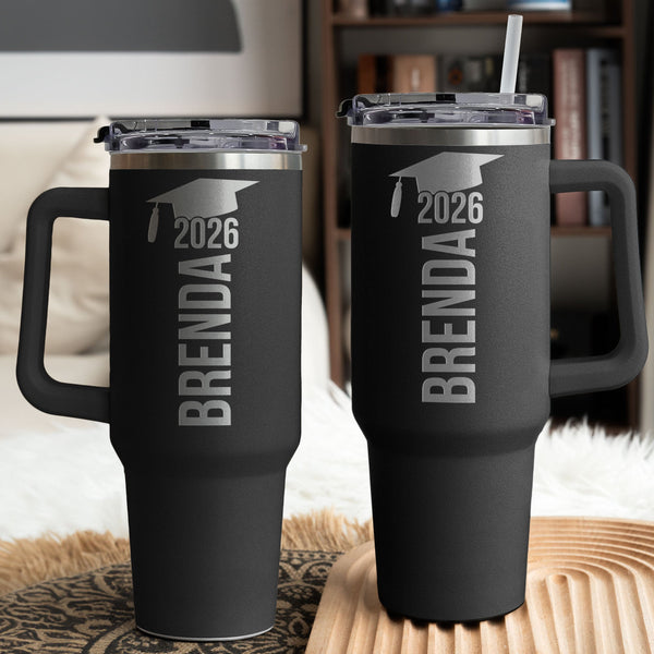 Graduation Gift Custom Name & Year - Personalized 40oz Tumbler