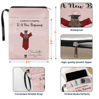 Graduation Gift For Her Him - Personalized Book Sleeve