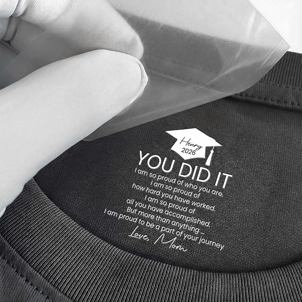 Graduation Gifts Hidden Message For Graduated Son, Daughter - Personalized Shirt
