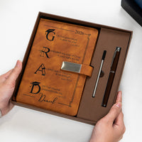 Graduation Motivation God Has Great Plans For You - Personalized Notebook Set