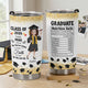 Graduation Nutrion Fact - Personalized Tumbler Cup