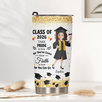 Graduation Nutrion Fact - Personalized Tumbler Cup
