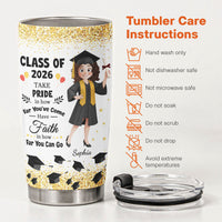 Graduation Nutrion Fact - Personalized Tumbler Cup
