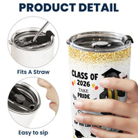 Graduation Nutrion Fact - Personalized Tumbler Cup