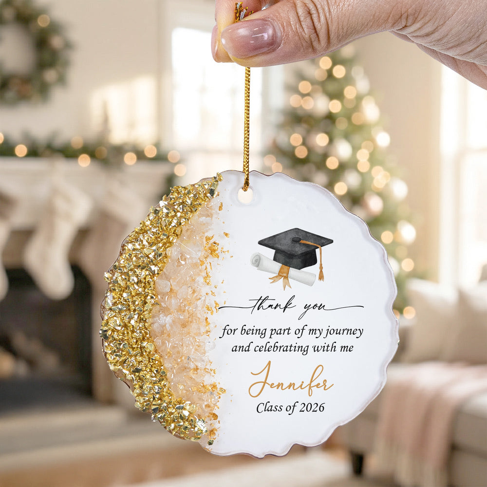 Graduation Party Favors - Personalized Resin Ornament