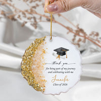 Graduation Party Favors - Personalized Resin Ornament