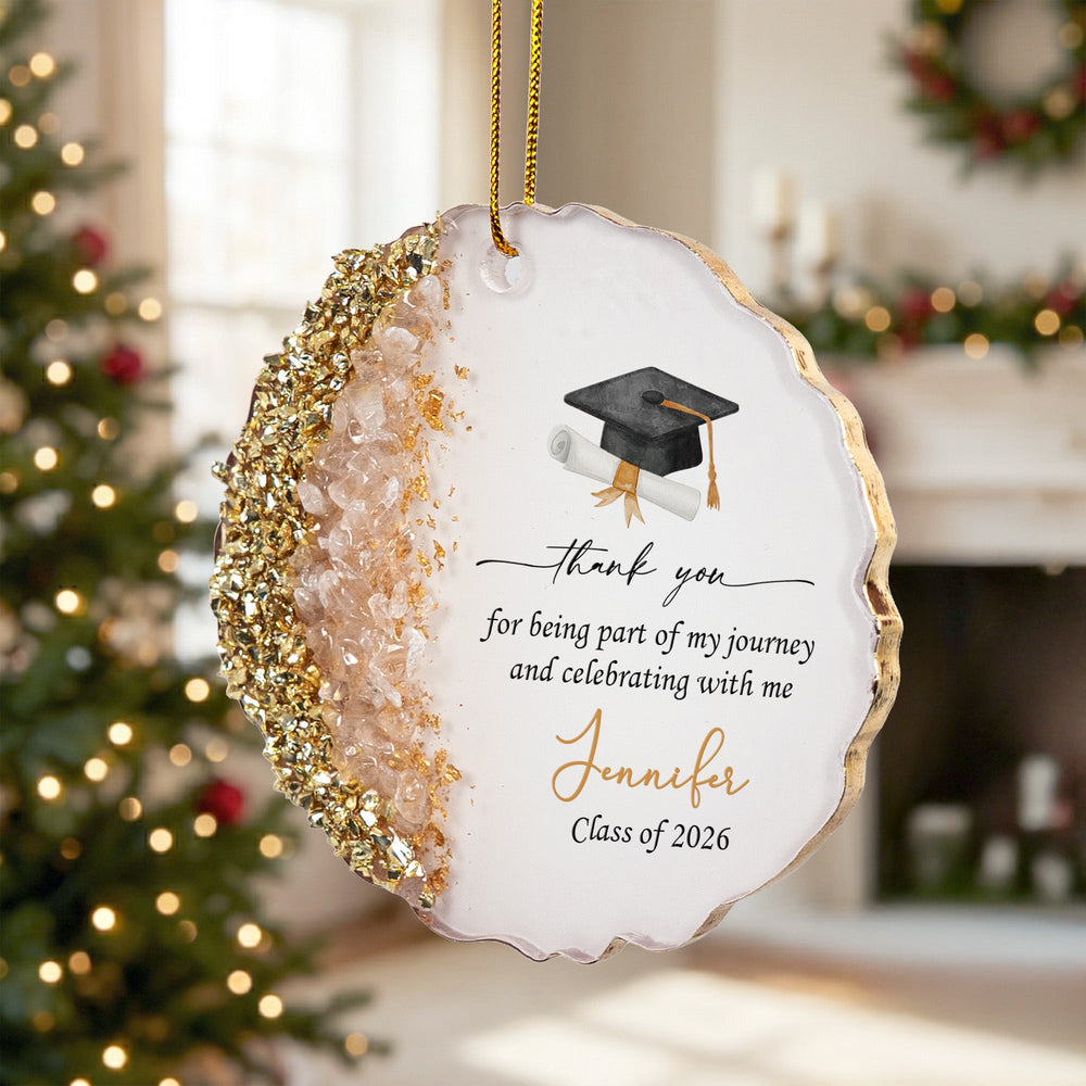 Graduation Party Favors - Personalized Resin Ornament