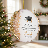 Graduation Party Favors - Personalized Resin Ornament