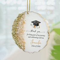 Graduation Party Favors - Personalized Resin Ornament