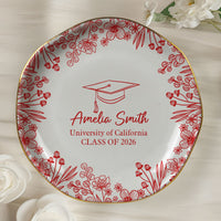 Graduation Trinket Dish Graduation Gift For Her, Him - Personalized Jewelry Dish