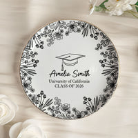 Graduation Trinket Dish Graduation Gift For Her, Him - Personalized Jewelry Dish