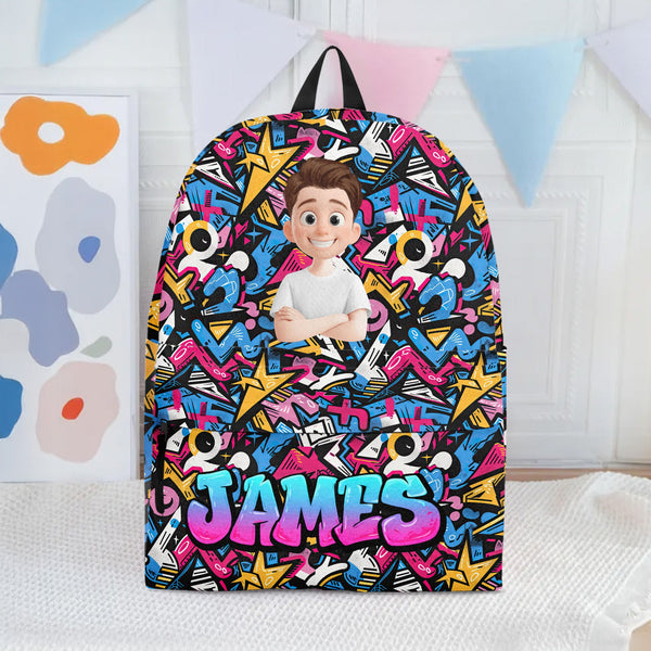Graffiti Name Custom - Personalized Backpack