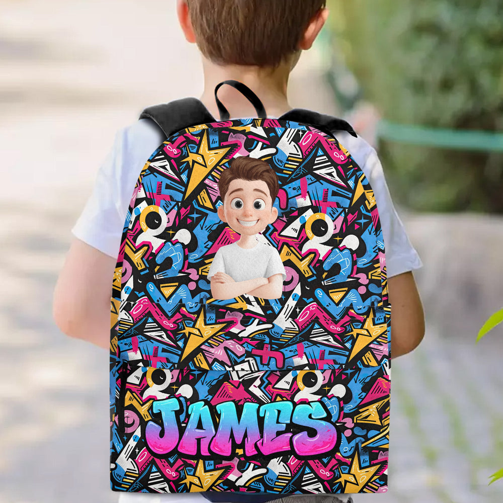 Graffiti Name Custom - Personalized Backpack