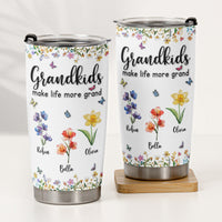 Grandkids Make Life More Grand - Personalized Tumbler