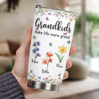 Grandkids Make Life More Grand - Personalized Tumbler