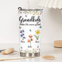 Grandkids Make Life More Grand - Personalized Tumbler
