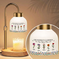 Grandma's Garden Love Grows Here - Personalized Candle Warmer