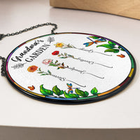 Grandma's Garden - New Version - Personalized Window Hanging Suncatcher