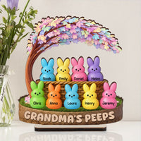 Grandma's Peeps Easter - Personalized Wooden Plaque