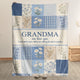 Mother's Day Gifts, Grandma We Love You New Version Gift For Grandma - Personalized Blanket
