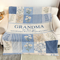 Mother's Day Gifts, Grandma We Love You New Version Gift For Grandma - Personalized Blanket