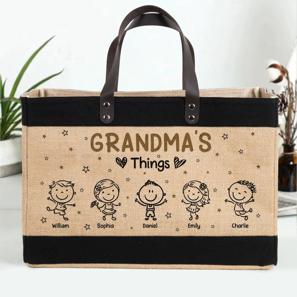 Grandma's Things - Personalized Tote Bag